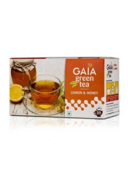 Gaia Green Tea Lemon & Honey 25 Teabags